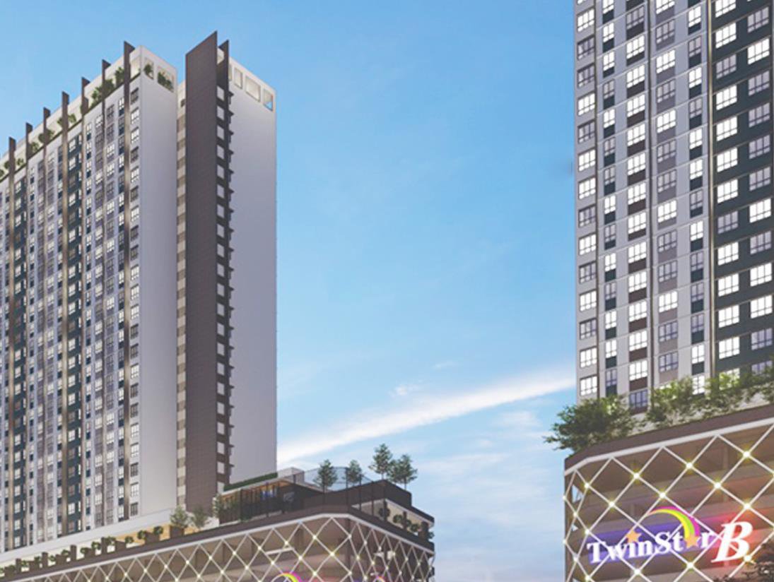 Twin Star towers in Jelutong, artist's impression