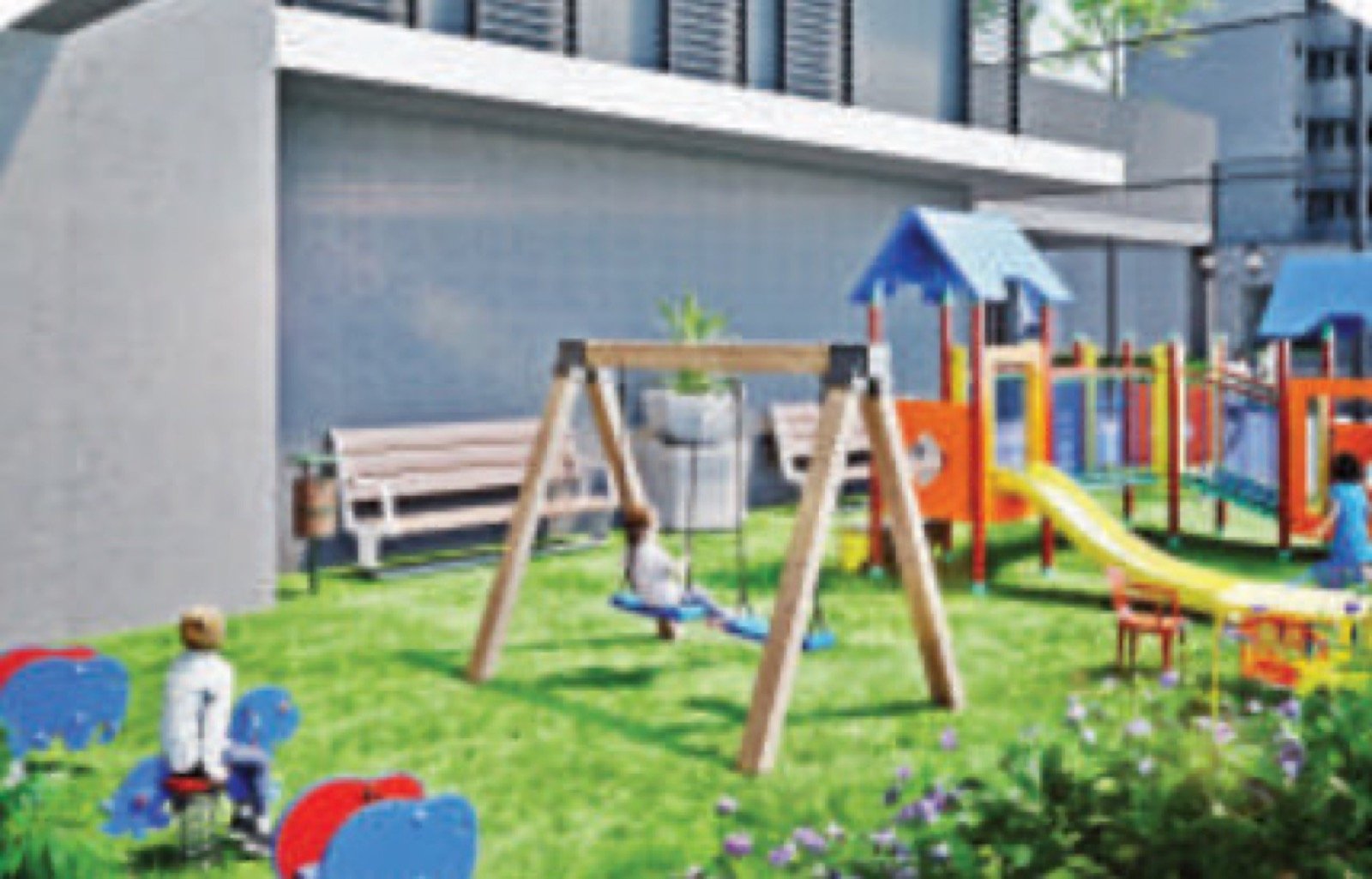 Children Playground at Twin Star, artist's impression
