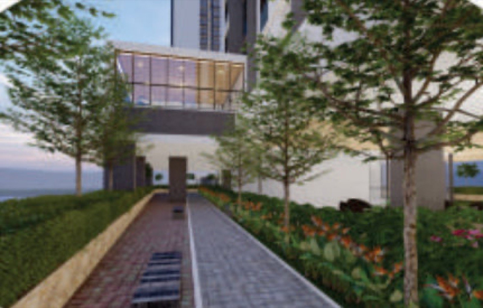 Jogging Track at Twin Star, artist's impression
